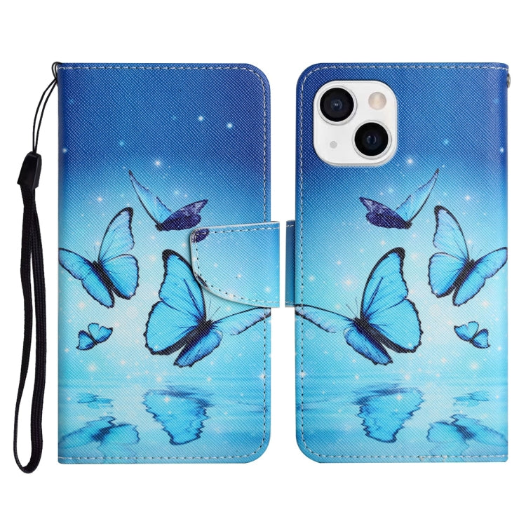 Painted Pattern Horizontal Flip Leather Case with Holder & Card Slot & Wallet, For iPhone 13 mini, For iPhone 12 Pro Max, For iPhone 12 / 12 Pro