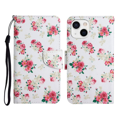 Painted Pattern Horizontal Flip Leather Case with Holder & Card Slot & Wallet, For iPhone 13 mini, For iPhone 12 Pro Max, For iPhone 12 / 12 Pro