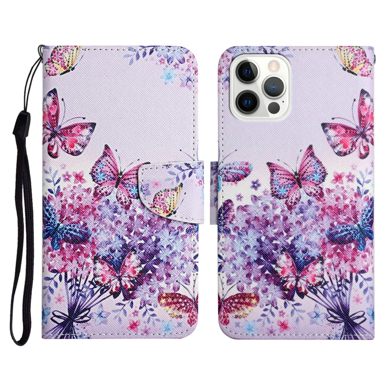 Painted Pattern Horizontal Flip Leather Case with Holder & Card Slot & Wallet, For iPhone 13 mini, For iPhone 12 Pro Max, For iPhone 12 / 12 Pro