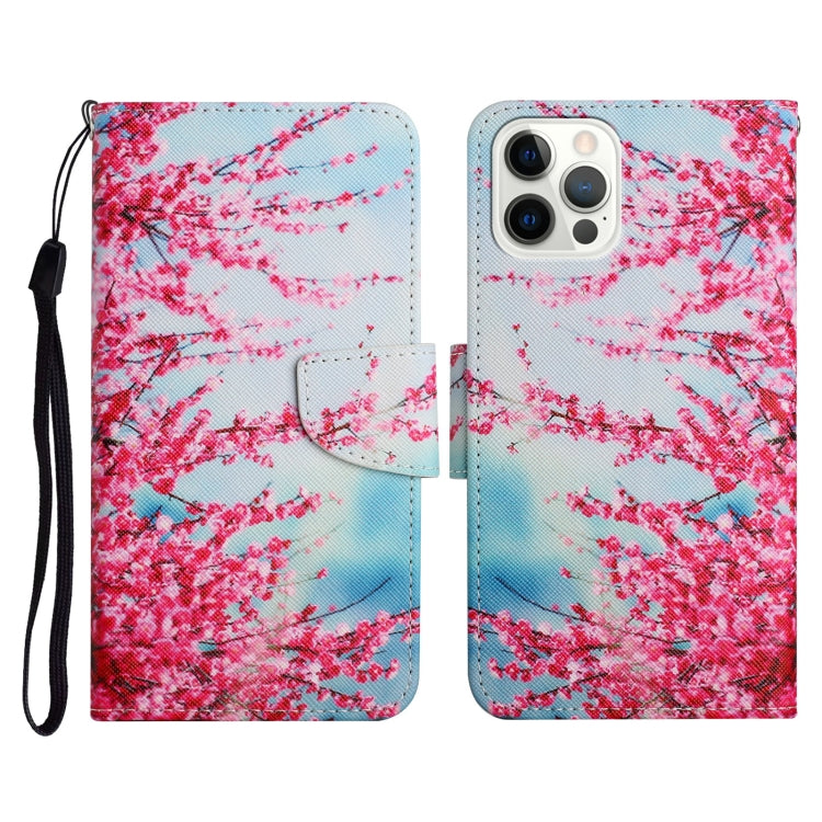 Painted Pattern Horizontal Flip Leather Case with Holder & Card Slot & Wallet, For iPhone 13 mini, For iPhone 12 Pro Max, For iPhone 12 / 12 Pro