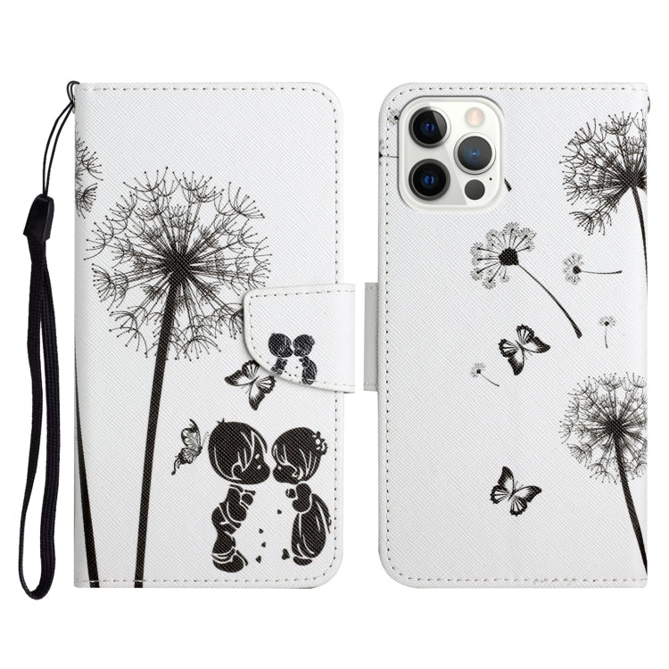 Painted Pattern Horizontal Flip Leather Case with Holder & Card Slot & Wallet, For iPhone 13 mini, For iPhone 12 Pro Max, For iPhone 12 / 12 Pro