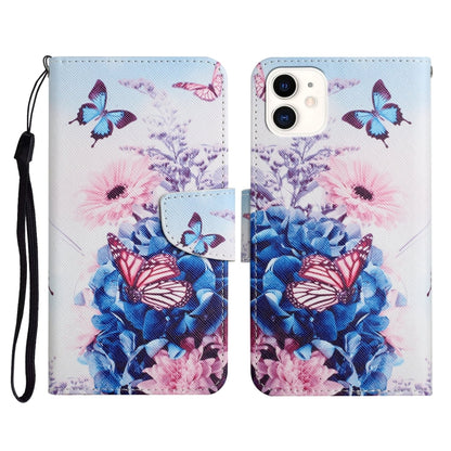Painted Pattern Horizontal Flip Leather Case with Holder & Card Slot & Wallet, For iPhone 12 mini, For iPhone 11 Pro Max, For iPhone 11 Pro
