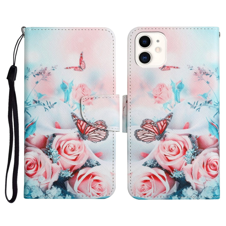 Painted Pattern Horizontal Flip Leather Case with Holder & Card Slot & Wallet, For iPhone 12 mini, For iPhone 11 Pro Max, For iPhone 11 Pro