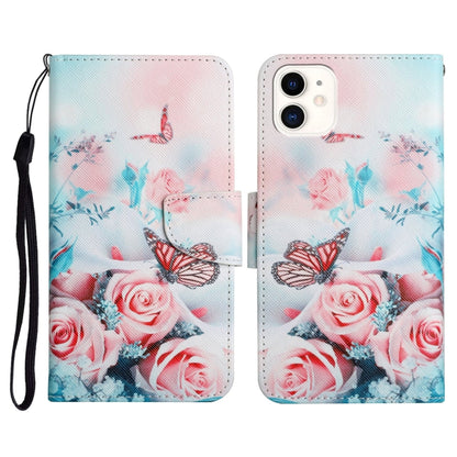 Painted Pattern Horizontal Flip Leather Case with Holder & Card Slot & Wallet, For iPhone 12 mini, For iPhone 11 Pro Max, For iPhone 11 Pro