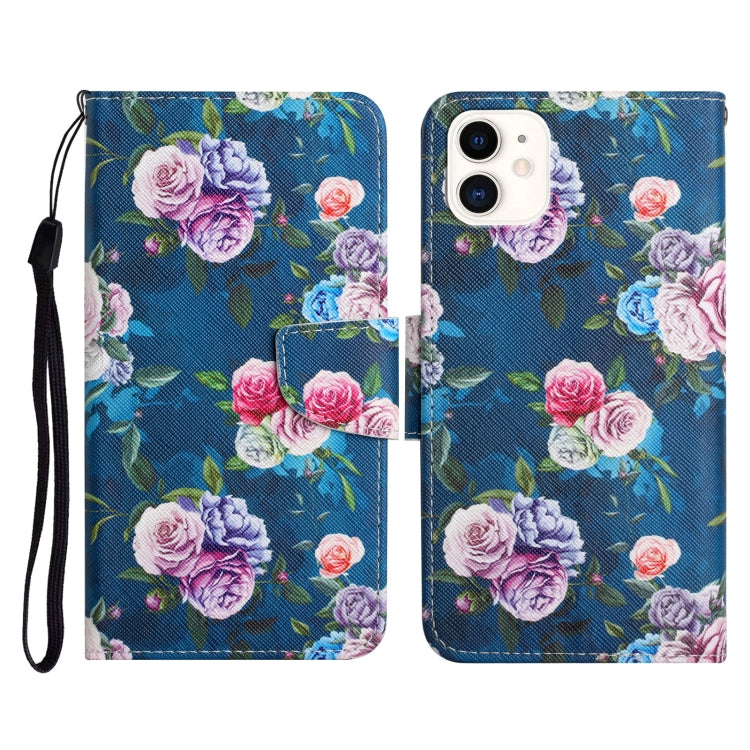 Painted Pattern Horizontal Flip Leather Case with Holder & Card Slot & Wallet, For iPhone 12 mini, For iPhone 11 Pro Max, For iPhone 11 Pro