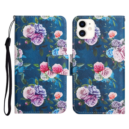 Painted Pattern Horizontal Flip Leather Case with Holder & Card Slot & Wallet, For iPhone 12 mini, For iPhone 11 Pro Max, For iPhone 11 Pro
