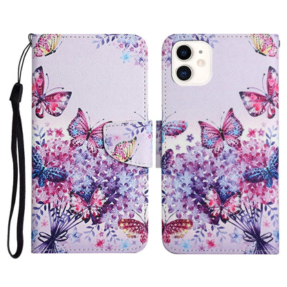 Painted Pattern Horizontal Flip Leather Case with Holder & Card Slot & Wallet, For iPhone 12 mini, For iPhone 11 Pro Max, For iPhone 11 Pro