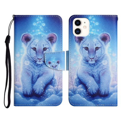 Painted Pattern Horizontal Flip Leather Case with Holder & Card Slot & Wallet, For iPhone 12 mini, For iPhone 11 Pro Max, For iPhone 11 Pro
