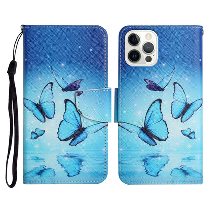 Painted Pattern Horizontal Flip Leather Case with Holder & Card Slot & Wallet, For iPhone 12 mini, For iPhone 11 Pro Max, For iPhone 11 Pro
