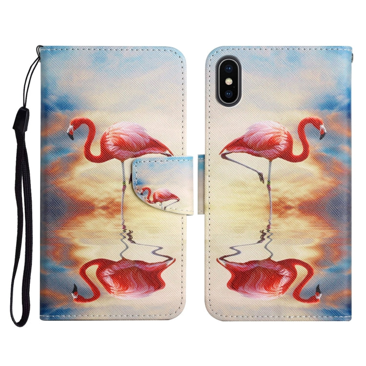 Painted Pattern Horizontal Flip Leather Case with Holder & Card Slot & Wallet, For iPhone 11, For iPhone XS Max, For iPhone XR
