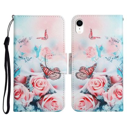 Painted Pattern Horizontal Flip Leather Case with Holder & Card Slot & Wallet, For iPhone 11, For iPhone XS Max, For iPhone XR
