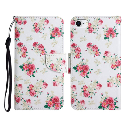 Painted Pattern Horizontal Flip Leather Case with Holder & Card Slot & Wallet, For iPhone X / XS, For iPhone SE 2022 / SE 2020 / 8 / 7, For iPhone 8 Plus & 7 Plus