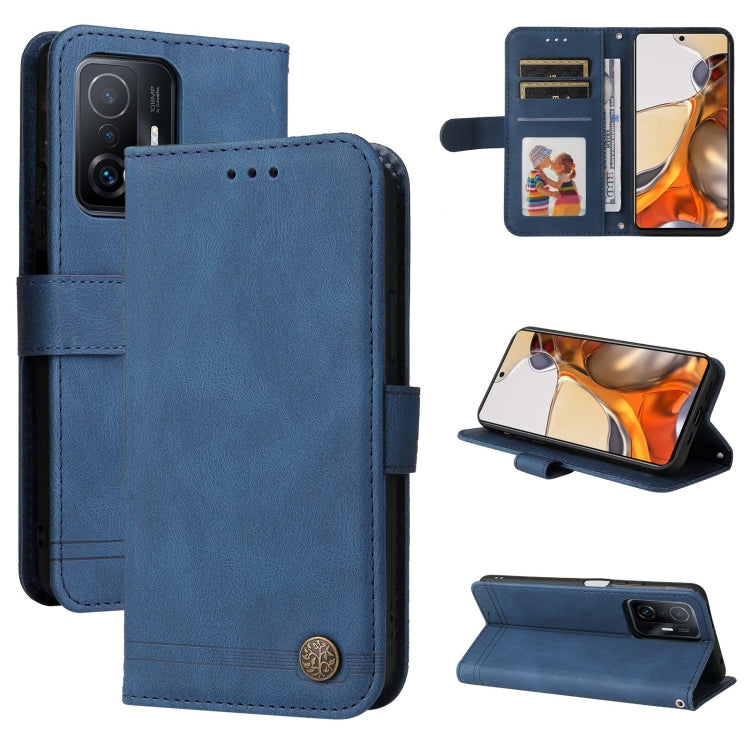Skin Feel Life Tree Metal Button Horizontal Flip Leather Case with Holder & Card Slot & Wallet & Photo Frame & Strap, For OnePlus Nord 2 5G, For OnePlus Nord CE 5G, For OPPO Realme 7 5G / V5 5G, For Xiaomi Redmi 10, For Xiaomi Mi 11T Pro / Mi 11T      ...