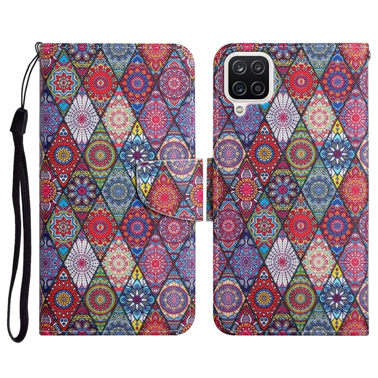 Painted Pattern Horizontal Flip Leather Case with Holder & Card Slot & Wallet, For Samsung Galaxy A22, For Samsung Galaxy A22 5G