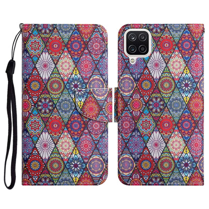 Painted Pattern Horizontal Flip Leather Case with Holder & Card Slot & Wallet, For Samsung Galaxy A22, For Samsung Galaxy A22 5G
