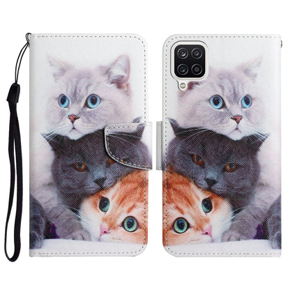 Painted Pattern Horizontal Flip Leather Case with Holder & Card Slot & Wallet, For Samsung Galaxy A22, For Samsung Galaxy A22 5G