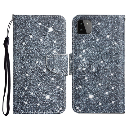 Painted Pattern Horizontal Flip Leather Case with Holder & Card Slot & Wallet, For Samsung Galaxy A22, For Samsung Galaxy A22 5G
