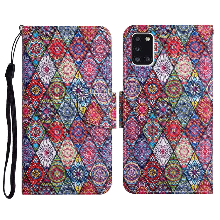 Painted Pattern Horizontal Flip Leather Case with Holder & Card Slot & Wallet, For Samsung Galaxy A31, For Samsung Galaxy A32 4G