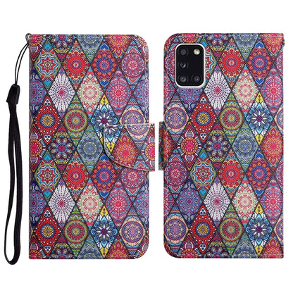 Painted Pattern Horizontal Flip Leather Case with Holder & Card Slot & Wallet, For Samsung Galaxy A31, For Samsung Galaxy A32 4G