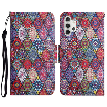 Painted Pattern Horizontal Flip Leather Case with Holder & Card Slot & Wallet, For Samsung Galaxy A31, For Samsung Galaxy A32 4G