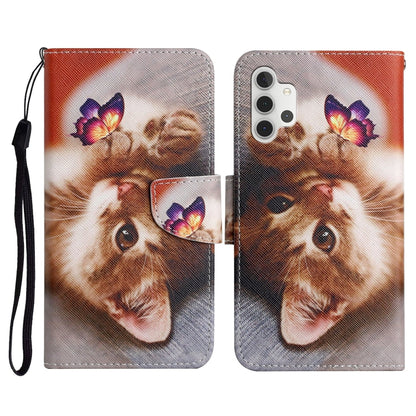 Painted Pattern Horizontal Flip Leather Case with Holder & Card Slot & Wallet, For Samsung Galaxy A32 5G, For Samsung Galaxy A40