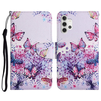 Painted Pattern Horizontal Flip Leather Case with Holder & Card Slot & Wallet, For Samsung Galaxy A32 5G, For Samsung Galaxy A40