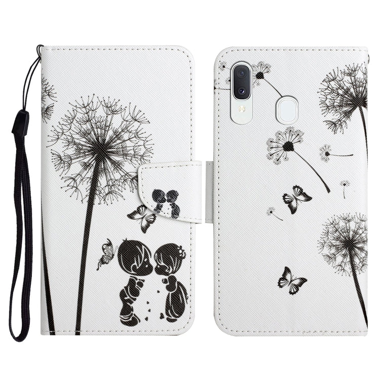 Painted Pattern Horizontal Flip Leather Case with Holder & Card Slot & Wallet, For Samsung Galaxy A32 5G, For Samsung Galaxy A40