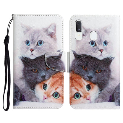 Painted Pattern Horizontal Flip Leather Case with Holder & Card Slot & Wallet, For Samsung Galaxy A32 5G, For Samsung Galaxy A40