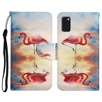 Painted Pattern Horizontal Flip Leather Case with Holder & Card Slot & Wallet, For Samsung Galaxy A41, For Samsung Galaxy A42 5G
