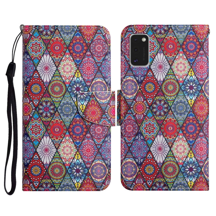 Painted Pattern Horizontal Flip Leather Case with Holder & Card Slot & Wallet, For Samsung Galaxy A41, For Samsung Galaxy A42 5G
