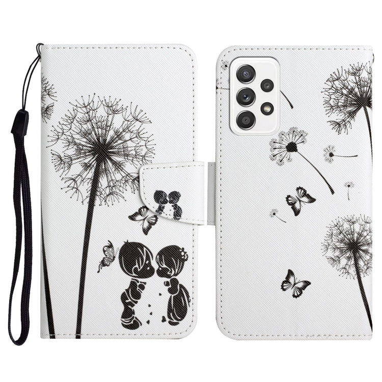 Painted Pattern Horizontal Flip Leather Case with Holder & Card Slot & Wallet, For Samsung Galaxy A52 5G / 4G, For Samsung Galaxy A70