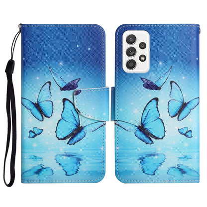 Painted Pattern Horizontal Flip Leather Case with Holder & Card Slot & Wallet, For Samsung Galaxy A52 5G / 4G, For Samsung Galaxy A70