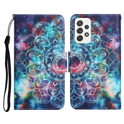 Painted Pattern Horizontal Flip Leather Case with Holder & Card Slot & Wallet, For Samsung Galaxy A52 5G / 4G, For Samsung Galaxy A70