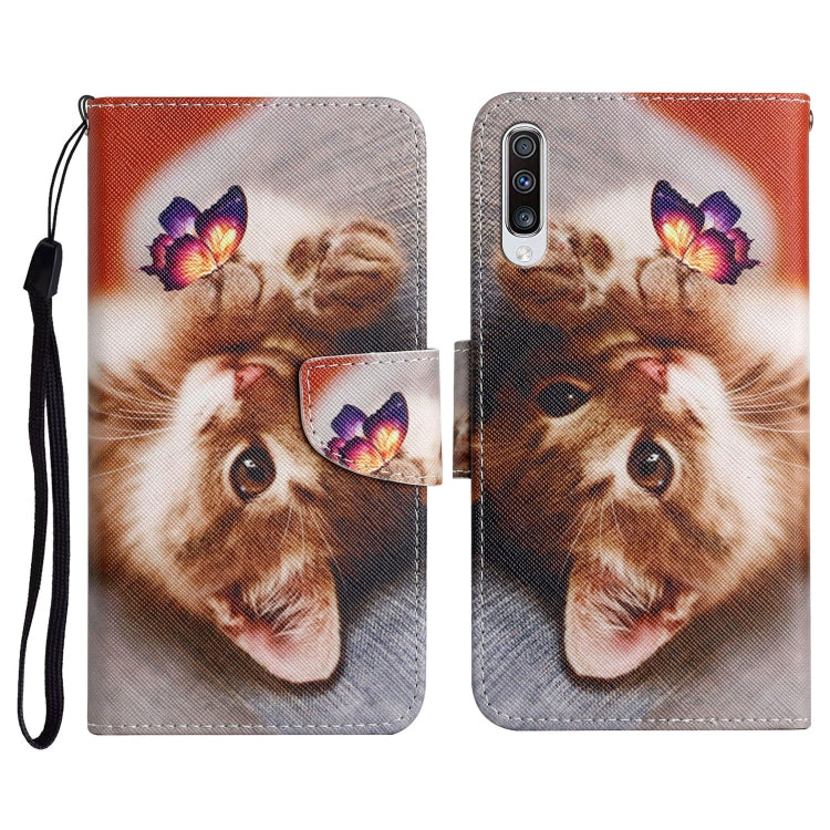 Painted Pattern Horizontal Flip Leather Case with Holder & Card Slot & Wallet, For Samsung Galaxy A52 5G / 4G, For Samsung Galaxy A70
