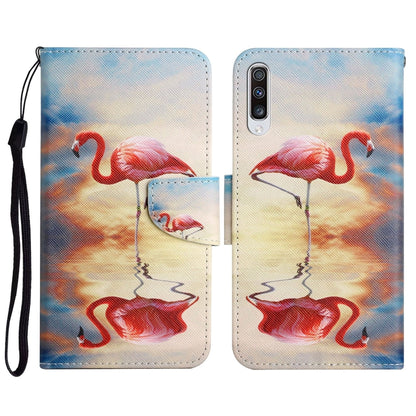 Painted Pattern Horizontal Flip Leather Case with Holder & Card Slot & Wallet, For Samsung Galaxy A52 5G / 4G, For Samsung Galaxy A70