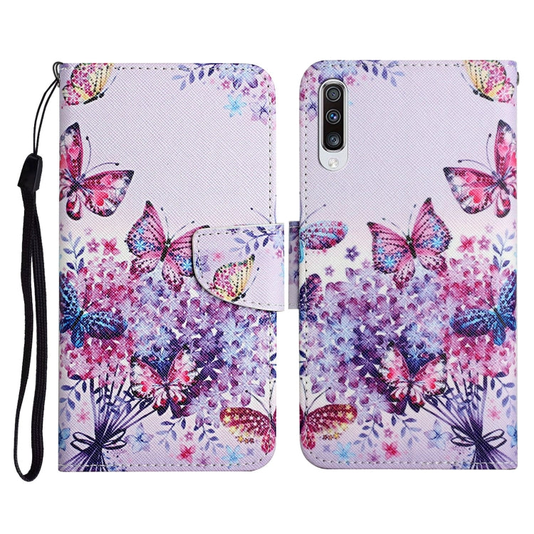 Painted Pattern Horizontal Flip Leather Case with Holder & Card Slot & Wallet, For Samsung Galaxy A52 5G / 4G, For Samsung Galaxy A70