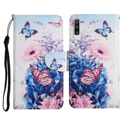Painted Pattern Horizontal Flip Leather Case with Holder & Card Slot & Wallet, For Samsung Galaxy A52 5G / 4G, For Samsung Galaxy A70