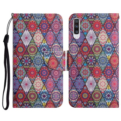 Painted Pattern Horizontal Flip Leather Case with Holder & Card Slot & Wallet, For Samsung Galaxy A52 5G / 4G, For Samsung Galaxy A70