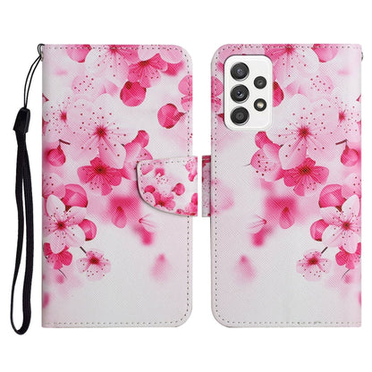 Painted Pattern Horizontal Flip Leather Case with Holder & Card Slot & Wallet, For Samsung Galaxy A71, For Samsung Galaxy A72 5G / 4G
