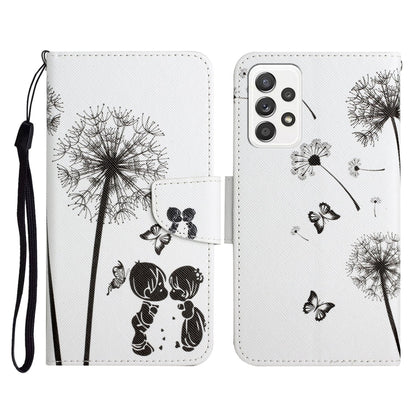 Painted Pattern Horizontal Flip Leather Case with Holder & Card Slot & Wallet, For Samsung Galaxy A71, For Samsung Galaxy A72 5G / 4G