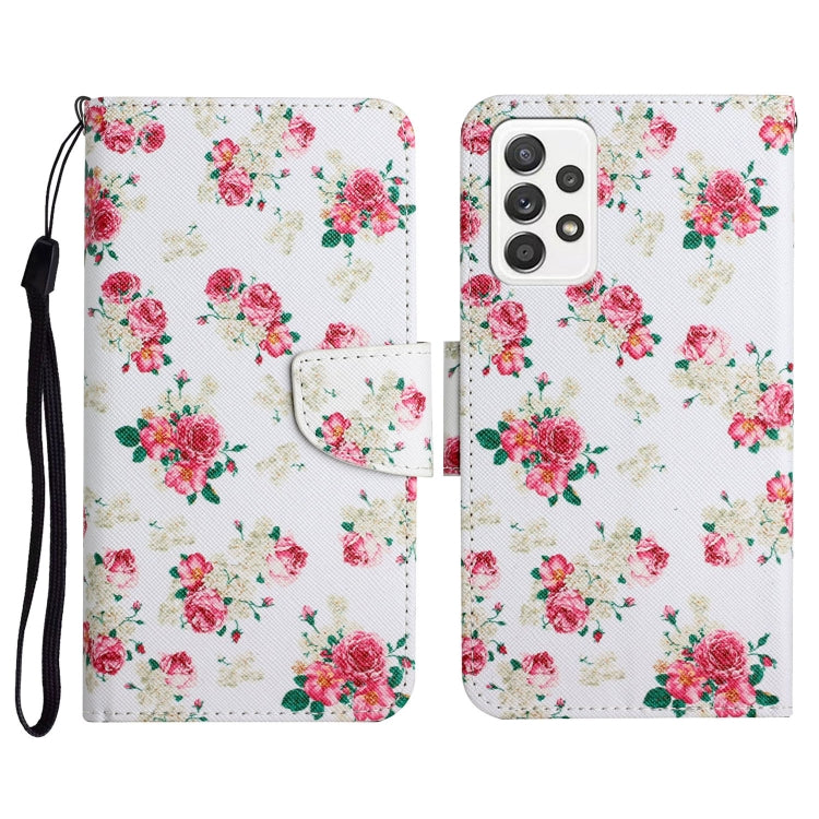Painted Pattern Horizontal Flip Leather Case with Holder & Card Slot & Wallet, For Samsung Galaxy A71, For Samsung Galaxy A72 5G / 4G
