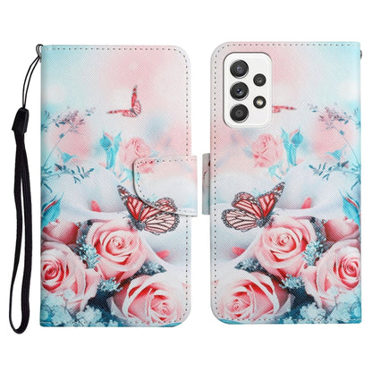 Painted Pattern Horizontal Flip Leather Case with Holder & Card Slot & Wallet, For Samsung Galaxy A71, For Samsung Galaxy A72 5G / 4G
