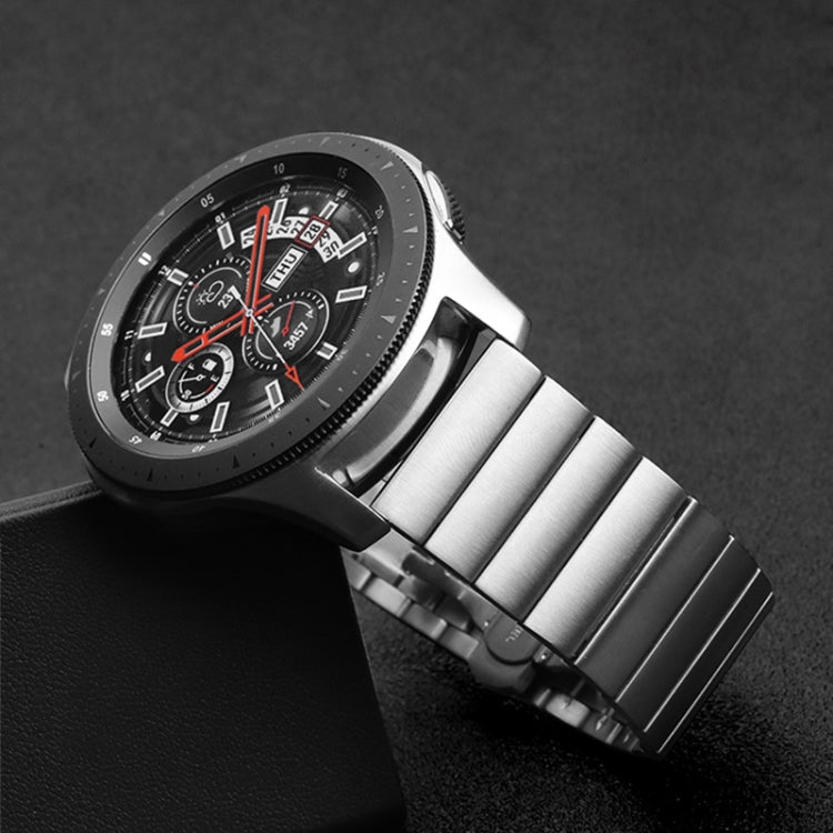 For Samsung Smart Watch One-bead Steel Butterfly Buckle Replacement Strap Watchband, 18mm, 20mm, 22mm