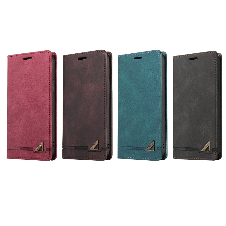 Skin Feel Anti-theft Brush Horizontal Flip Leather Case with Holder & Card Slots & Wallet, For iPhone 13 Pro Max, For iPhone 13 Pro, For iPhone 13, For iPhone 13 mini, For iPhone 12 Pro Max, For iPhone 12 / 12 Pro, For iPhone 12 mini                   ...