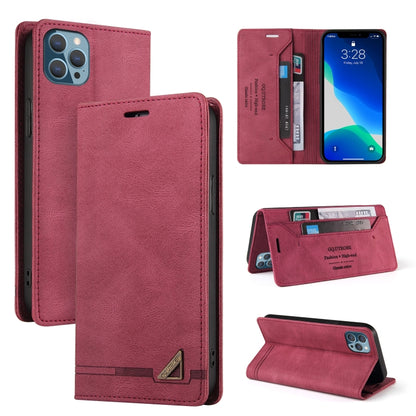 Skin Feel Anti-theft Brush Horizontal Flip Leather Case with Holder & Card Slots & Wallet, For iPhone 13 Pro Max, For iPhone 13 Pro, For iPhone 13, For iPhone 13 mini, For iPhone 12 Pro Max, For iPhone 12 / 12 Pro, For iPhone 12 mini                   ...