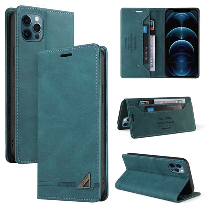 Skin Feel Anti-theft Brush Horizontal Flip Leather Case with Holder & Card Slots & Wallet, For iPhone 13 Pro Max, For iPhone 13 Pro, For iPhone 13, For iPhone 13 mini, For iPhone 12 Pro Max, For iPhone 12 / 12 Pro, For iPhone 12 mini                   ...