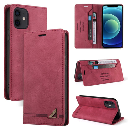 Skin Feel Anti-theft Brush Horizontal Flip Leather Case with Holder & Card Slots & Wallet, For iPhone 13 Pro Max, For iPhone 13 Pro, For iPhone 13, For iPhone 13 mini, For iPhone 12 Pro Max, For iPhone 12 / 12 Pro, For iPhone 12 mini                   ...