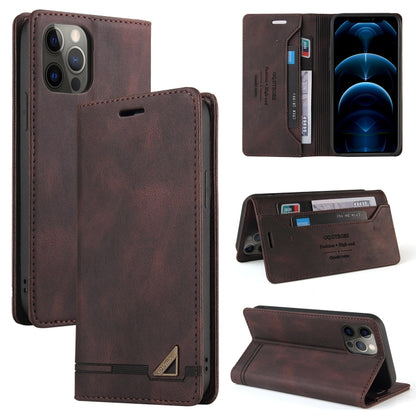 Skin Feel Anti-theft Brush Horizontal Flip Leather Case with Holder & Card Slots & Wallet, For iPhone 13 Pro Max, For iPhone 13 Pro, For iPhone 13, For iPhone 13 mini, For iPhone 12 Pro Max, For iPhone 12 / 12 Pro, For iPhone 12 mini                   ...