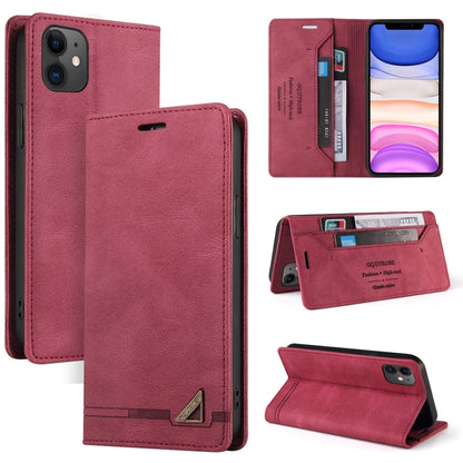 Skin Feel Anti-theft Brush Horizontal Flip Leather Case with Holder & Card Slots & Wallet, For iPhone 13 Pro Max, For iPhone 13 Pro, For iPhone 13, For iPhone 13 mini, For iPhone 12 Pro Max, For iPhone 12 / 12 Pro, For iPhone 12 mini                   ...