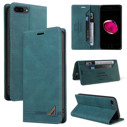 Skin Feel Anti-theft Brush Horizontal Flip Leather Case with Holder & Card Slots & Wallet, For iPhone X / XS, For iPhone SE 2022 / SE 2020 / 8 / 7, For iPhone 8 Plus & 7 Plus
